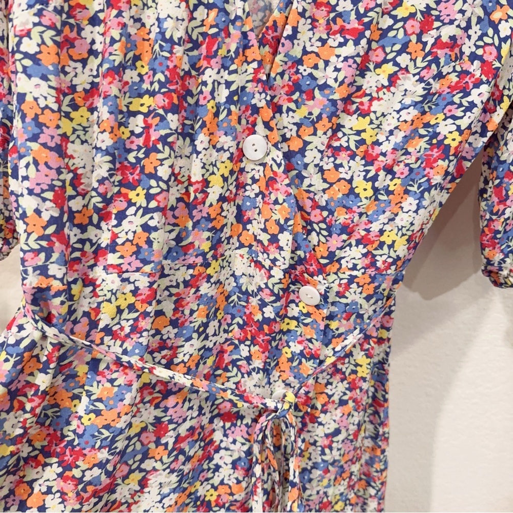 Wild Floral Button Front Midi Dress Fearless | The Fifth Label - Picture 6 of 11